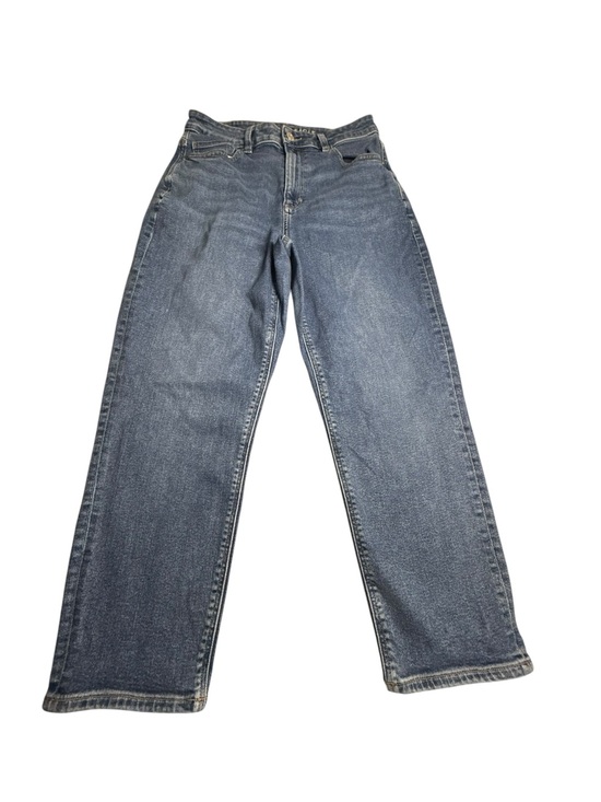 American Eagle Outfitters Denim - American Eagle Outfitters Women's Straight Leg Jeans - Medium Blue Wash